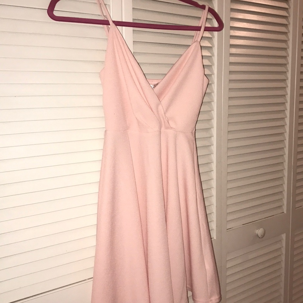 Baby Pink Semi Formal Dress
